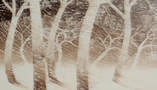 BURRET Hervé, Les bourrasques de neige, huile sur sur toile, 130x162cm, 2010