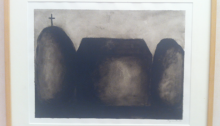Loïc LE GROUMELLEC, 2, encre/papier canson, 41,5x51,5cm, 1997