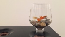 LOUSTALOT Marc, Verre aquarium, Ø7cm H15cm