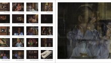 VASSAL Éric Storyboard d'après fenêtre sur cour Dyptique 72 x 200 cm + cadre