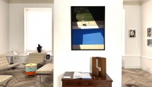 Expo JOYE Nicole, Présence minimale n°2, Invitation, 80x60cm